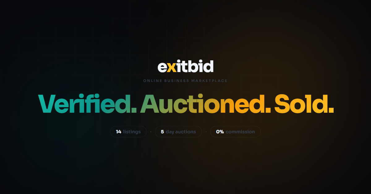 ExitBid social share image